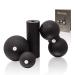 High Pulse fascia set including 2x mini fascia roll 1x fascia ball 1x duoball and exercise poster- combination for a targeted deep massage of the regeneration of the muscles |S