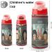 Bob's Drive Burgers Kids Water Bottle | Vacuum Insulated Stainless Steel 500ml Cup with Straw | Toddler Thermos in Pink Style - Buy Online on SooperMarket.com
