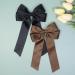 Pack of 2 Hair Bows Hair Clips with Bow Bow Hair for Girls Women (Black Brown) - Buy Online on SooperMarket.com