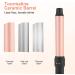 LXMTOU 3 in 1 Tapered Curling Wand Set - 1/2-1 1/4 Inch Ceramic Barrel - Rose Pink - Buy Online on SooperMarket.com