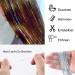 800 Silver Glitter Hair Strands | 120 cm Tinsel Hair Extensions | Fairy Hair Lametta Extreme Kit - Buy Online on SooperMarket.com