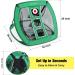 Pop Up Golf Chipping Net with 15 Training Balls and 2 Hitting Mats - Indoor/Outdoor Collapsible Portable Golfing Target for Backyard Driving and Swing - Buy Online on SooperMarket.com