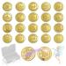 HJFH Tooth Fairy Coins Gold Tooth Fairy Coin Tooth Fairy Gifts Tooth Fairy Gift for Girls Boys 20pcs
