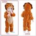 Cooky.D Unisex Winter Animal Hooded Baby Romper | Brown | 6-12 Months - Buy Online on SooperMarket.com