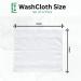 GOLD TEXTILES Premium Washcloths Towel Set - 12 Pack White 12x12 Inches - Soft & Machine Washable - Ideal for Sports & Workouts - 12 White Washcloths Included - Buy Online on SooperMarket.com