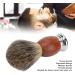 Professional Portable Shaving Brush for Men - Ergonomic Wooden Handle Soft Hair Elegant Design | Ideal for Home & Salon Use - Buy Online on SooperMarket.com