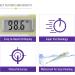 MABIS 9-Second Waterproof Digital Thermometer | Flexible Tip for Fast Readings | Oral, Rectal, Underarm | Babies, Children, Adults | Green - Buy Online on SooperMarket.com