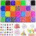11000+Rubber Band Bracelet Kit, Loom Bracelet Making Kit for Kids, Rubber Bands Refill Loom Set, Rubber Bands for Bracelet Making Kit for Kids,Loom Bands Kit