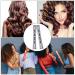 Elcoho 48 Pieces Gray Hair Perm Rods 3.3x0.6 Inch with Steel Pintail Comb and Perm Paper - Hairdressing Styling Tools (Pack of 48) - Buy Online on SooperMarket.com