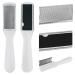 AMOS Callus Rasp Foot File Callus Remover for Hard Skin Double Sided Pedicure Tool Kit with Easy Grip Ergonomic Handle Built-In Waste Compartment| Foot Care
