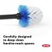 OXO Good Grips Toilet Brush Replacement Head - White/Blue - Buy Online on SooperMarket.com