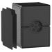 MIXPOET Deck Box for MTG Commander Cards Trading Card Case with 2 Dividers per Holder Large Size for 100+ Cards (Black)