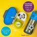 b.box Silicone Food Storage Container with Two Sealed Compartments - Reusable Snack Box for Kids (Blue Slate) - Buy Online on SooperMarket.com
