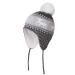 LANGZHEN Toddler Kids Infant Winter Hat Earflap Knit Warm Cap Fleece Lined Beanie for Baby Boys Girls 6-12 Months Deer-Gray