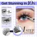 BEYELIAN Self Adhesive Lash Clusters - D+ Curl Press-On No Glue DIY Lash Extensions 72 Pcs Reusable 10-16mm - Easy Home Application - Buy Online on SooperMarket.com