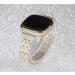 Mtozon Bling Metal Band for Fitbit Versa 3/Sense - Women's Dressy Slim Bracelet in Champagne Gold - Buy Online on SooperMarket.com