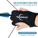 IndoorJoy Archery Gloves - Three Finger Protective Gloves for Men, Women, Teenagers, and Adults - Beginner Archery Accessories for Hunting - Leather Finger Guards - Large Thickened Black - Buy Online on SooperMarket.com