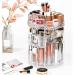 DreamGenius 360 Rotating Makeup Organizer 7-Layer Cosmetic Storage Case | Clear Acrylic Display for Jewelry, Brushes & Lipsticks - Buy Online on SooperMarket.com