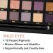 W7 Wild Eyes Judged Pigment Palette - Vegan Cosmetics | Soft Purple Nudes Pink & Gold Shades | Matt Shimmer & Glitter Finish | International Shipping Available - Buy Online on SooperMarket.com
