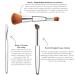 Trish McEvoy Women's Brush 23 - Petite Angled Crease Contour | 1 Count | Ideal for Precise Makeup Application - Shop Internationally - Buy Online on SooperMarket.com