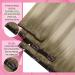 Youngsee Clip In Extensions - Real Hair Blond Ombre 30cm Dark Ash Blonde & Platinum Highlights - 80g Remy Hair - 7Pcs #18/60a/60 - Buy Online on SooperMarket.com