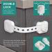LATTCURE Baby Proofing Kit - 36 Pcs Safety Locks, Corner Protectors, Straps, Socket Covers - White - Buy Online on SooperMarket.com