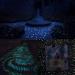 Yisscen Colorful Light Stones - 90 Bright Pebble Stones for Aquariums Children's Room D cor & Garden Walkways | Mixed Color Starfish & Shell Glow Stones - Buy Online on SooperMarket.com