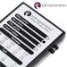 Premium Silk Eyelashes - Individual C Curl Extensions 0.15mm | 8-14mm Lengths | 16 Strips by Wimpanista - International Shipping Available - Buy Online on SooperMarket.com
