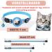 Croc-Cat Airtag Cat Neck Band - Safe Stylish Collar for Kittens & Small Dogs | Compatible with Apple Airtag | Anti-Strangulation Safety Buckle | Red - Buy Online on SooperMarket.com