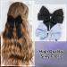 2 Pack Bow Hair Clips Black Hair Bows for Women Girls Large Bow Clips Hair Barrette Hair Accessories(Black Blue) - Buy Online on SooperMarket.com