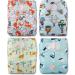 Littles and Bloomz FLV2-0402 Reusable Cloth Diaper Pack - 4 Standard Velcro Diapers for Eco-Friendly Parenting - Buy Online on SooperMarket.com