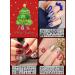 Shop Ebanku 6PC Nail Stamp Template Set - Christmas Tree Snowflakes & Reindeer Nail Art Plates with Stamp Scraper & Storage Bag - International Shipping Available - Buy Online on SooperMarket.com