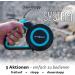 FIRSTPAW 5m Extendable Dog Leash for Small & Medium Dogs (Up to 20kg) - Ergonomic Handle Reflective Stripes Stop Button - Blue - Buy Online on SooperMarket.com
