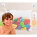Bathtub Toy Holder, Shower Toy Holder, Bath Toy Basket, Mesh Bag for Bath Toys Storage, Baby Bath Toy Holder Organizer Corner, Hanging Bath Tub Toys Caddy, Bath Toy Net Bin, Kids Bathroom Toy Storage Vanilla