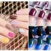 912 Colorful Short False Nails Square EBANKU | Full Cover Acrylic Press on Nails for Women Girls | DIY Nail Art (38 Colors) - Buy Online on SooperMarket.com