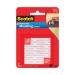 Scotch 108-SML Mounting Squares 1/2-Inch X 1/2-Inch Black 64-Squares 1-Pack Clear Clear 0.5 64 Squares