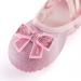 Phineein Girls Sparkle Butterfly Ballet Shoes - White, Size 1 Big Kid - Buy Online on SooperMarket.com