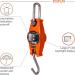  Digital Hanging Scale 660 LB 300 KG Cast Aluminum Case - Heavy Duty Waterproof Fish Scale - Portable Crane Scale for Luggage Weight Suitcase Hunting Farm Bow Fishing Scale Heavy Duty Orange - Buy Online on SooperMarket.com