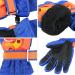 Kids Waterproof Winter Gloves - Navy Dinosaur Ski Gloves for Boys Girls (3-6 years) - Buy Online on SooperMarket.com