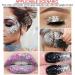 Sparkling White Body Glitter Gel for Face, Eyes, Hair - Long Lasting Mermaid Scales Makeup for Festival, Party, Halloween - Women, Kids - Buy Online on SooperMarket.com