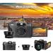 iSHARE 4K Digital Camera for Photography | 48MP FHD Video Camera with WiFi | 3 Flip Screen | 16X Digital Zoom | Vlogging Camera for YouTube | (32G Micro Card) Black - Buy Online on SooperMarket.com