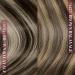 Buy Youngsee Real Hair Ombre Clip-in Extensions 40cm | Brown Blonde 120g Remy Hair | 7PCs #4/18/4 - Buy Online on SooperMarket.com
