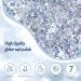 Glitter Nail Polish - Silver Glitter Nail Varnish - Quick Dry Nail Varnish - Silver Diamond Sparkle Long Lasting Nail Polish - No Need Baking for DIY Nail Art Manicure at Home silver giltter - Buy Online on SooperMarket.com