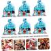 KOMBIUDA Santa Bags 6 Pcs Biscuit Drawstring Bag Candy Bags Xmas Goodie Bag Xmas Candy Pouch Child Christmas Bag - Buy Online on SooperMarket.com