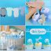 48 Pieces Baby Shower Decorations 24 Plastic Pacifiers and 24 Mini Clothes Pins Transparent Baby Showers Pacifiers Necklace Baby Girl Boy Pacifier Necklace for Party Favor Plastic Clothespins (Blue) - Buy Online on SooperMarket.com
