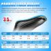 PCSSole Orthopedic Insoles for Flat Feet & Plantar Fasciitis | Comfort Shoe Inserts for Men & Women | EU35-36 (23cm) - Black - Buy Online on SooperMarket.com