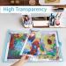 TTPOLONG A3 Diamond Painting Storage Book - Blue Diamond Art Portfolio with 30 Clear Plastic Sleeves - 16.8X12.5 Inch Organizer for Diamond Painting Supplies - Buy Online on SooperMarket.com