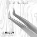 MILLY Professional Volume Eyelash Extension Tweezers | Curved Precision Closure Tips | Titanium Coated Stainless Steel | 12 cm (4.72 inches) - Buy Online on SooperMarket.com
