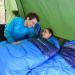BISINNA 4 Season Backpacking Sleeping Bag with Pillow - Waterproof Lightweight Warm Washable for Adults Kids - Ideal for Camping Hiking Mountaineering - Blue (Right Zipper) - Buy Online on SooperMarket.com