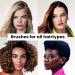 Tangle Teezer Hairbrush - Ultimate Finisher for All Hair Types | Rosa Pink | Adds Volume Smoothness and Shine | International Shipping Available - Buy Online on SooperMarket.com
